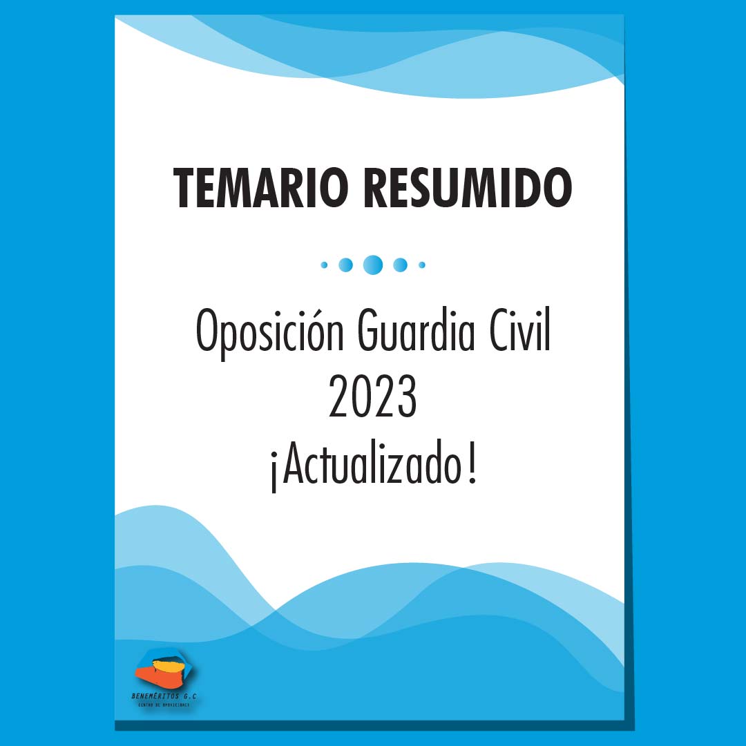 Guardia Civil, Oposiciones 2023: nuevo temario